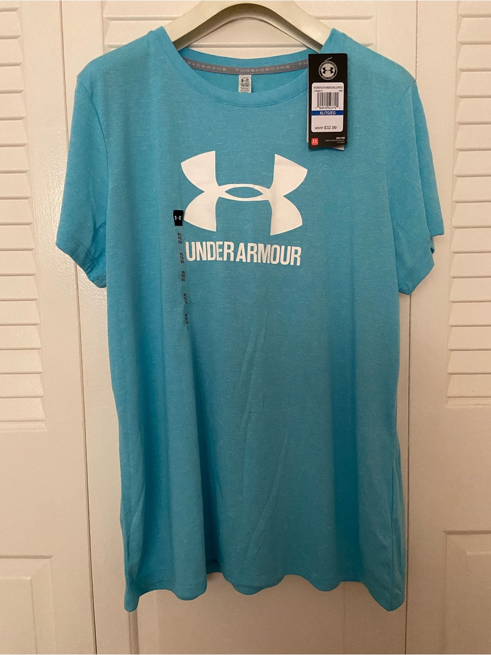 Under Armour Women’s Teal Short Sleeve Logo Tee